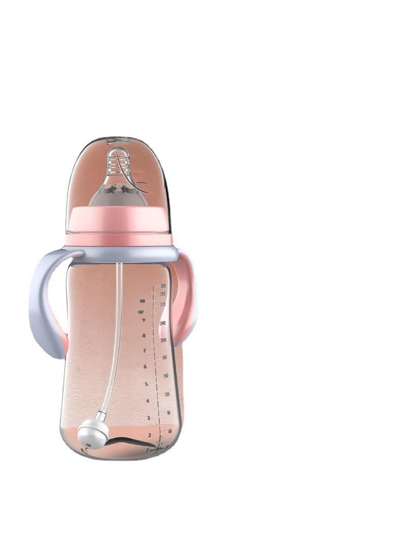 240ml Newborn Baby Wide Handle Feeding Drop Resistant Bottle