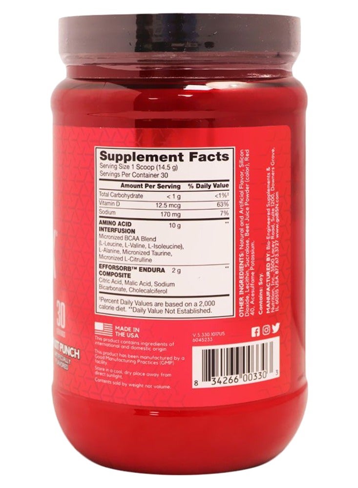 BSN Amino X 30 Servings Fruit Punch 435g