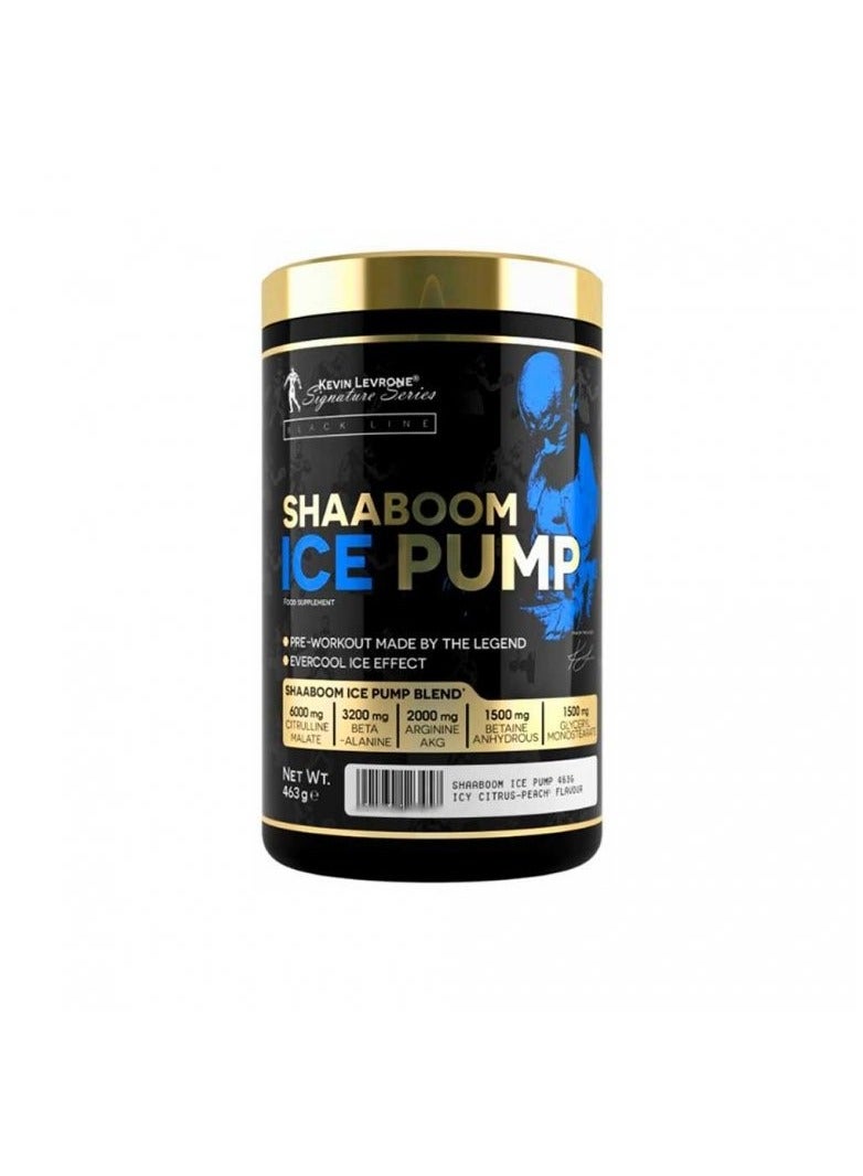 Shaaboom Ice Pump Pre-Workout 463 gm, Icy Citrus-Peach