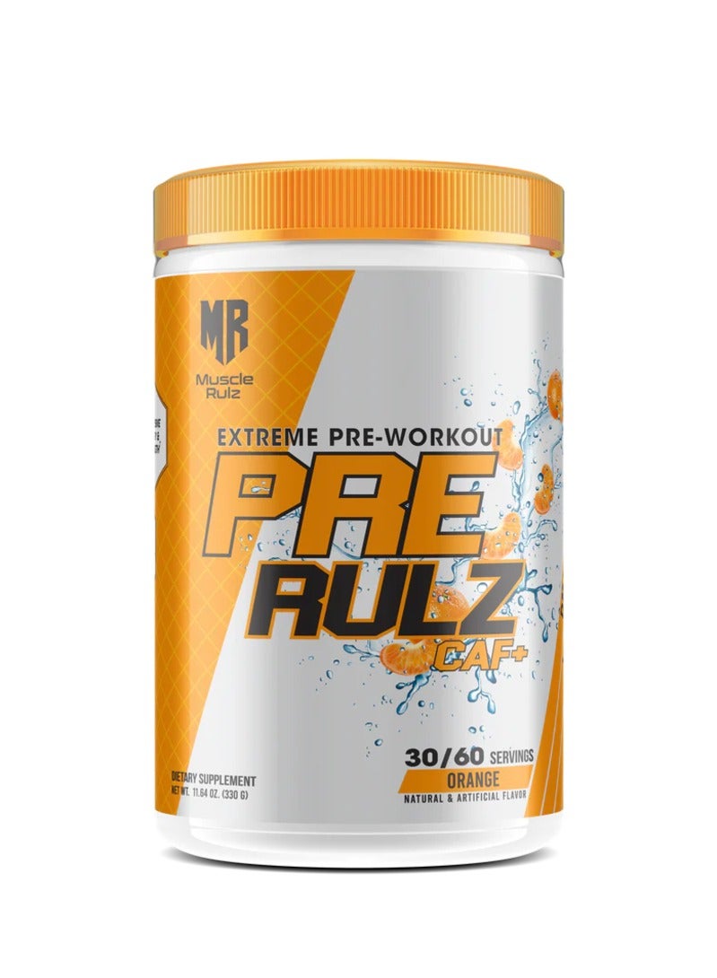 Pre-Workout Pre Rulz Orange Flavor 330g