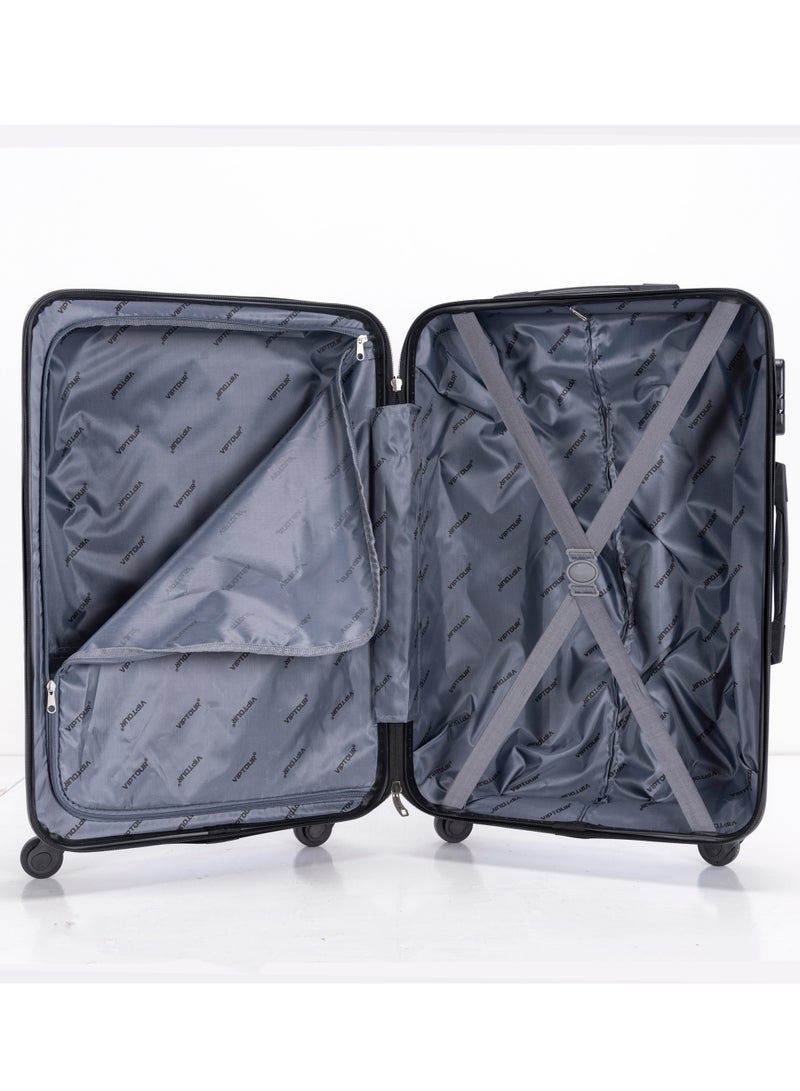 Set of 4 ABS Trolley Luggage With Number Lock 20,24,28,32 Inches