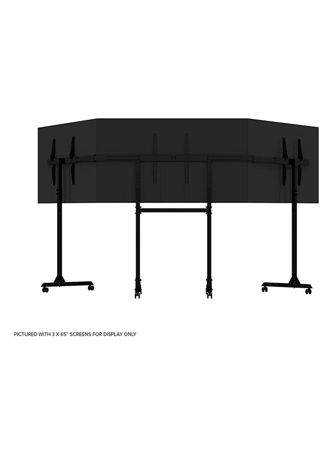 Next Level NLR-A010 Free Standing Triple Monitor Stand