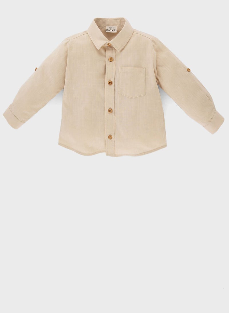Babyboy Regular Comfort Fit Long Sleeve Shirt