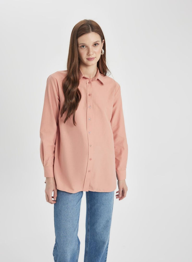 Woman Modest Long Sleeve Tunic