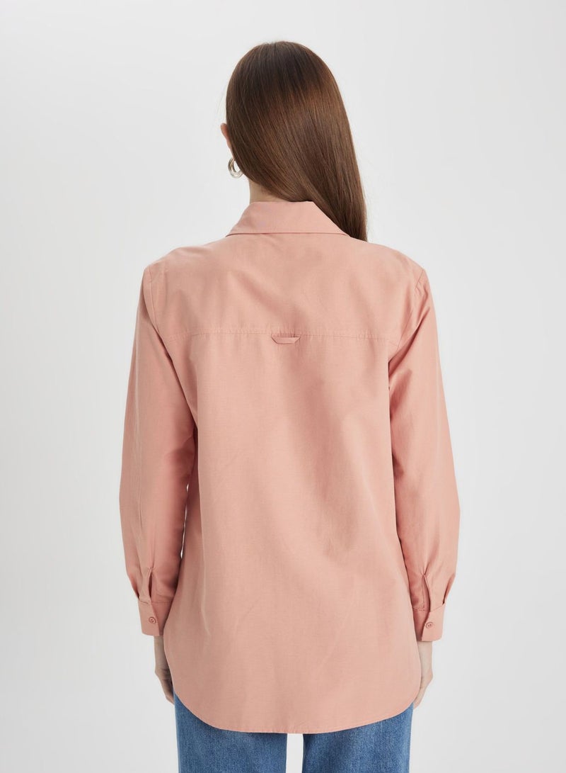 Woman Modest Long Sleeve Tunic