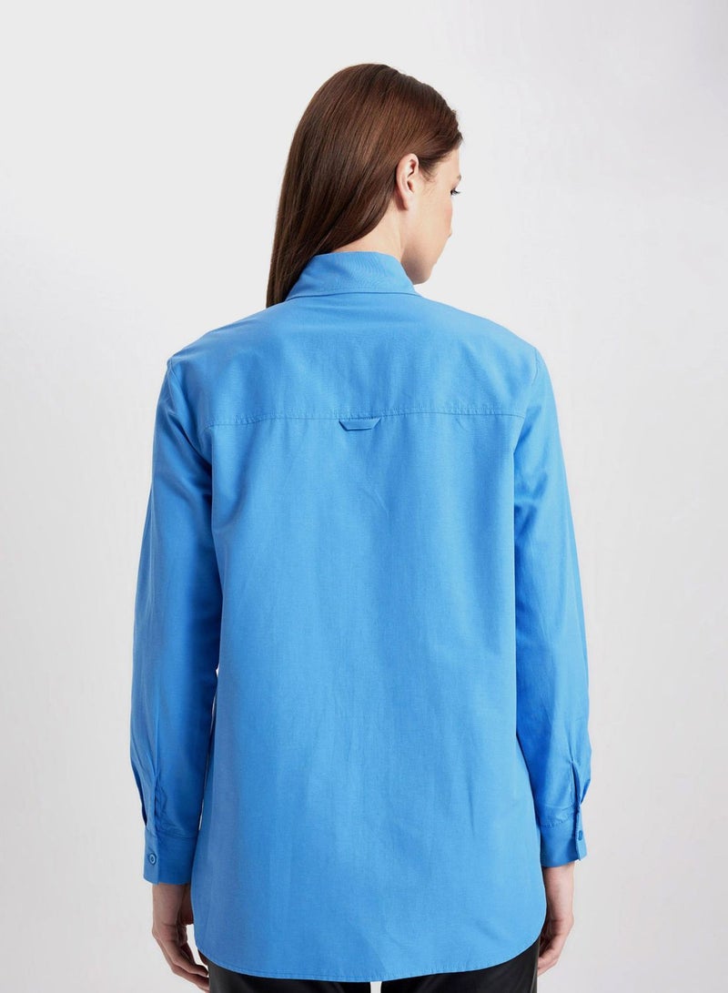 Woman Modest Long Sleeve Tunic