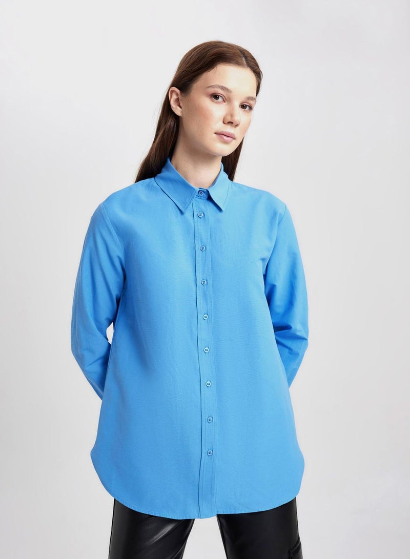 Woman Modest Long Sleeve Tunic
