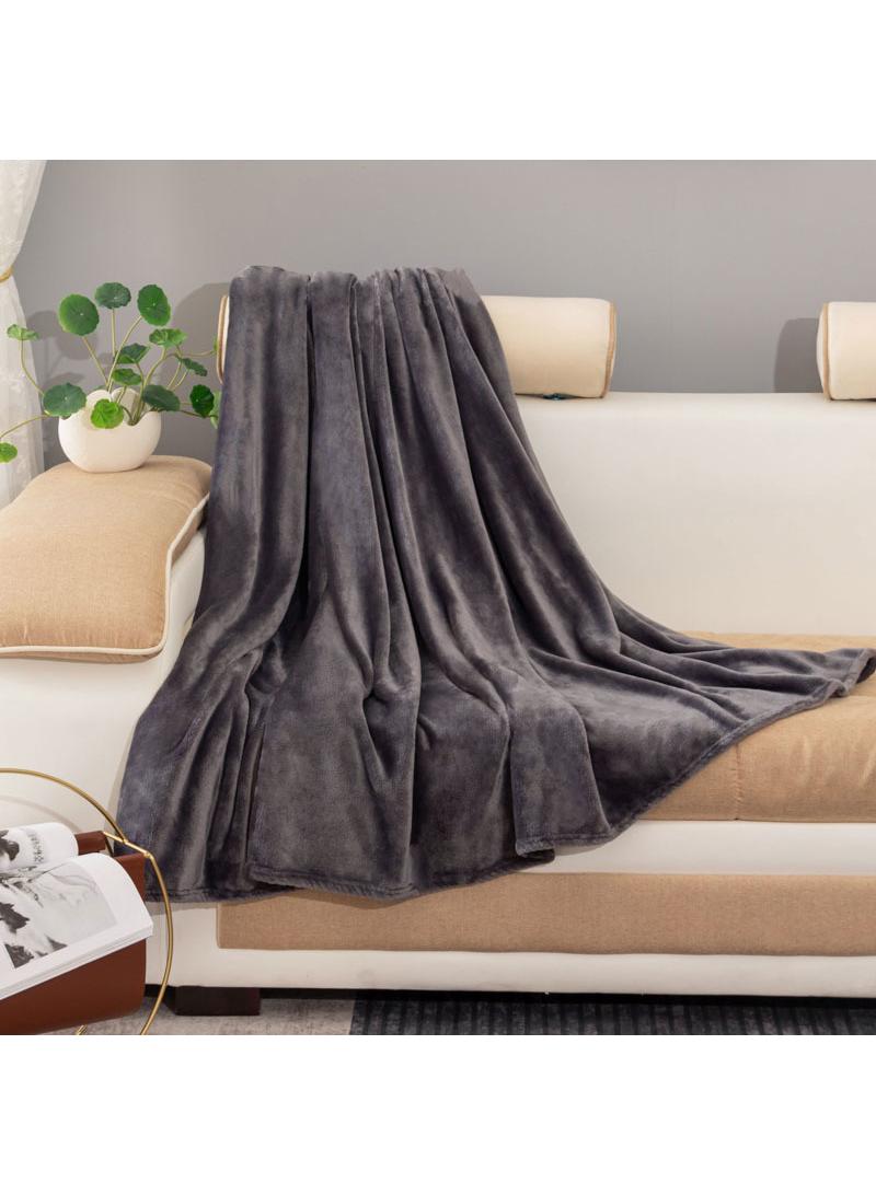 80 x 90inch Flannel Double Layer Sofa Cover Blanket