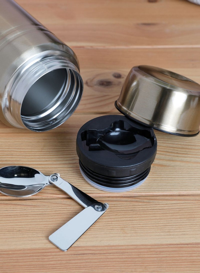 Manhattan Food Flask With Foldable Spoon