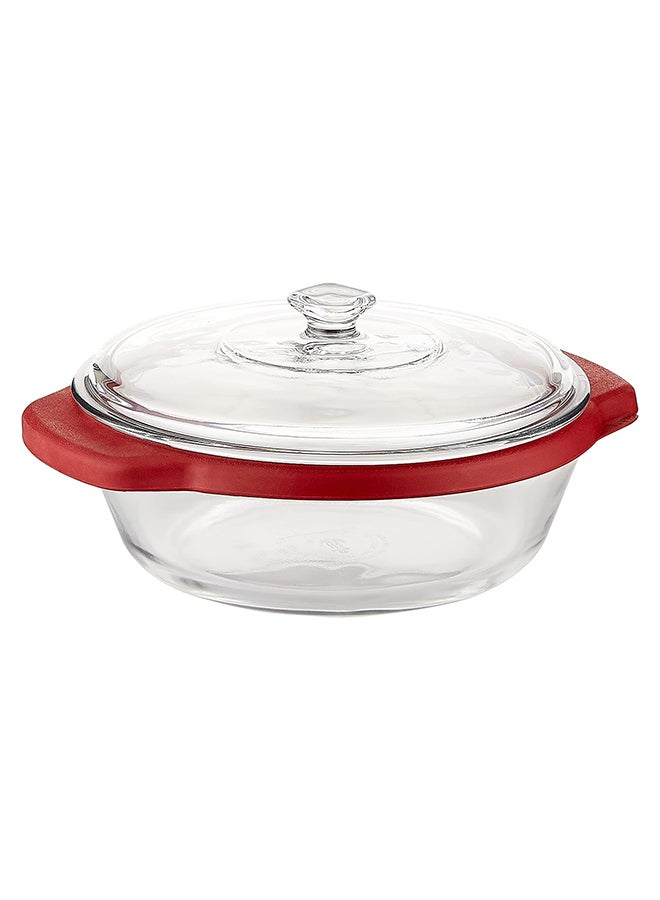 A/H 2 Qtr./Ltr.Casserole Dish W/ Truefit Lid & Glass Cover
