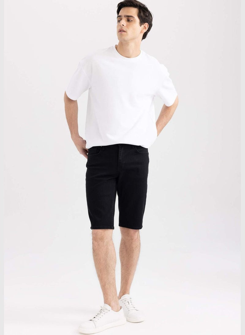 Man Denim Bermuda