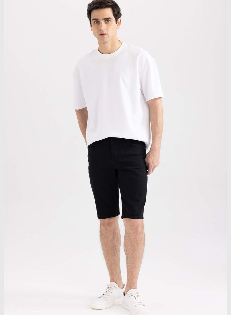 Man Denim Bermuda