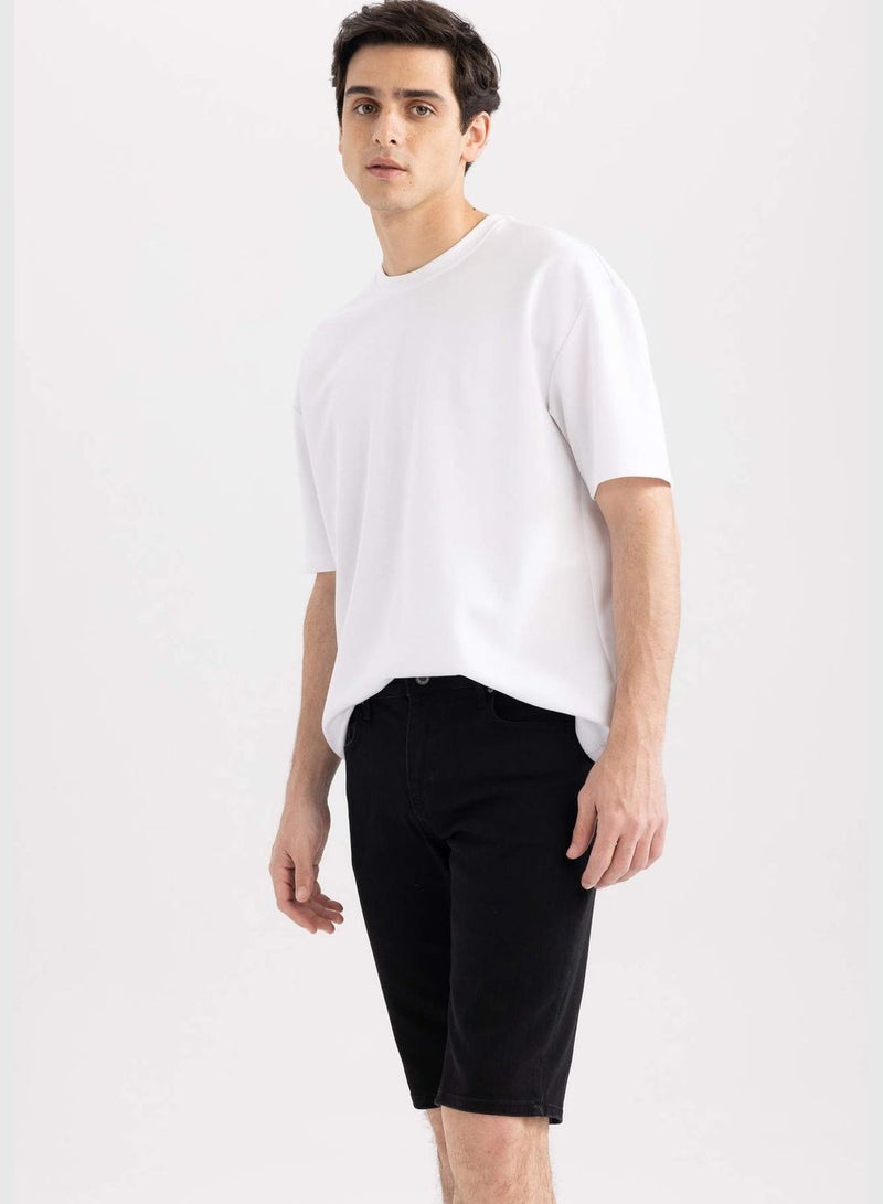 Man Denim Bermuda