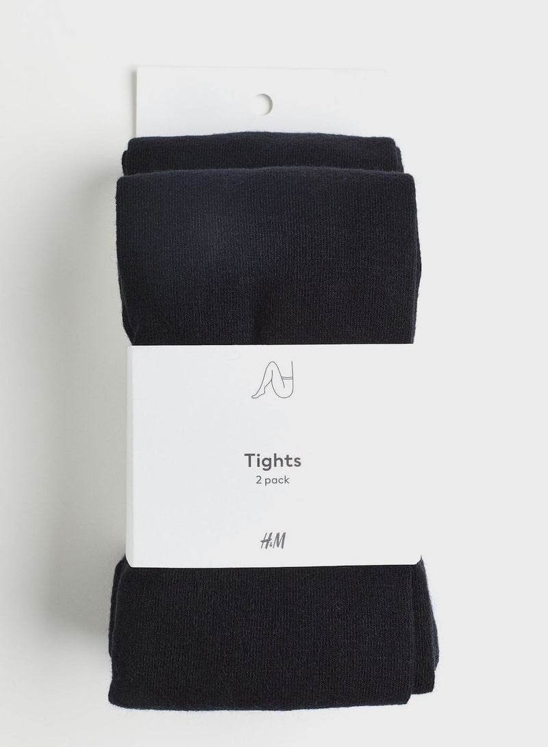 2-Pack Fine-Knit Tights
