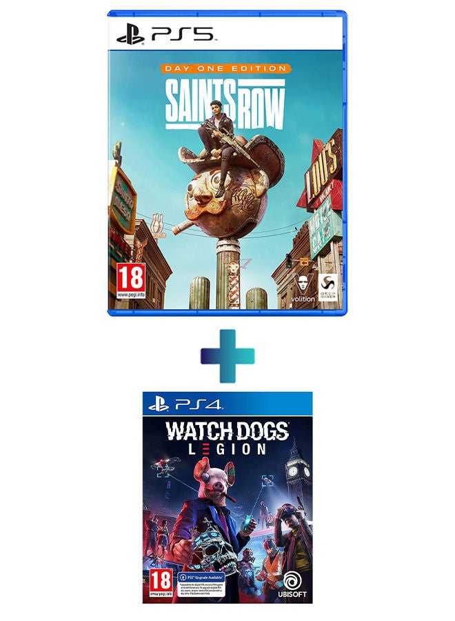 Saints Row Ps5 + Watch Dogs Legion Ps4 - PS4/PS5
