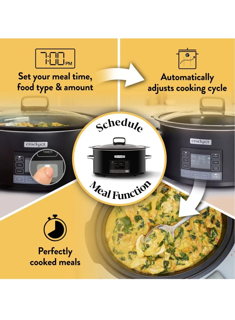 TimeSelect 5.6L Digital Programmable Slow Cooker CSC093