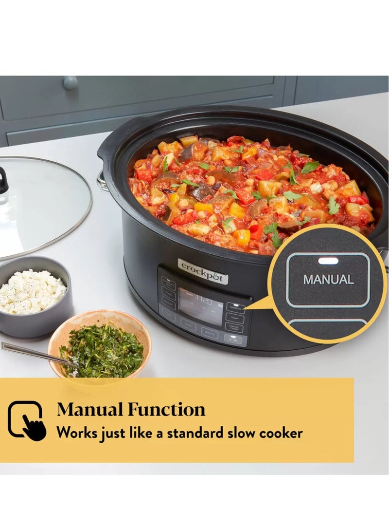 TimeSelect 5.6L Digital Programmable Slow Cooker CSC093