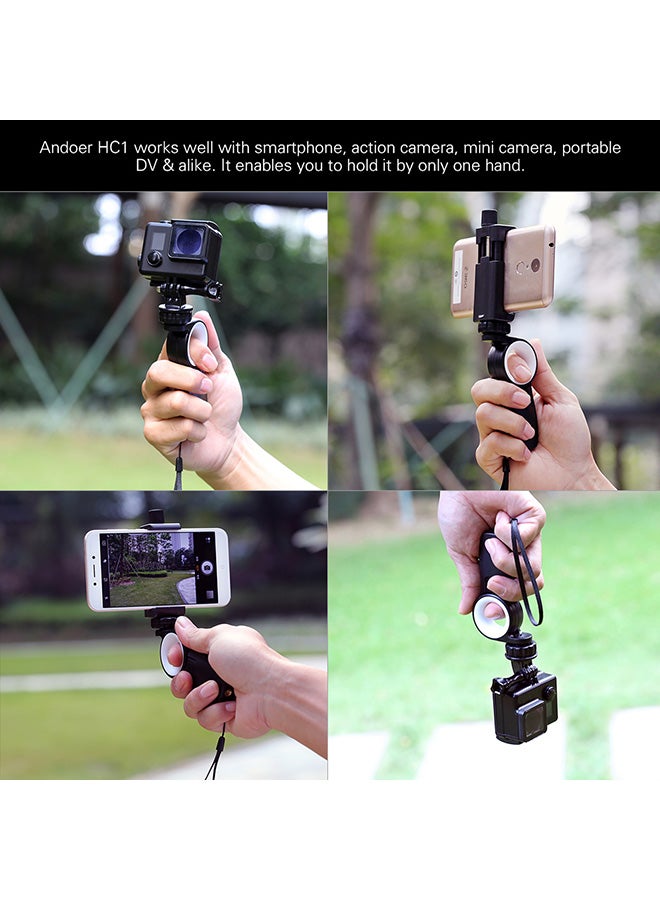 Hand Grip Camera Stabilizer Black