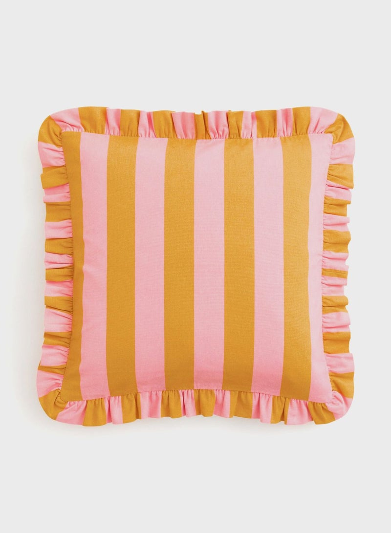 Frill-Trimmed Cushion Cover 50X50
