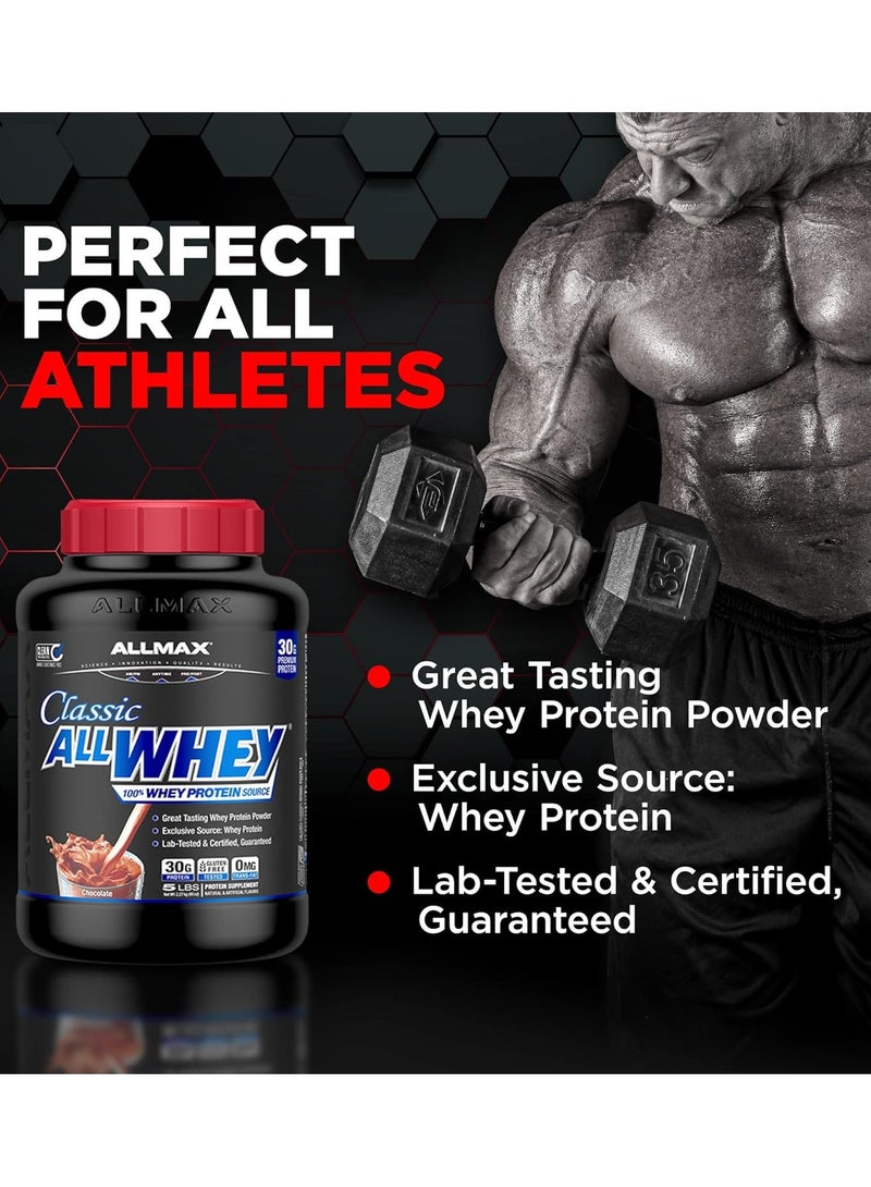 ALLMAX Classic Allwhey 100% Whey Protein 2.27 kg Strawberry Flavor