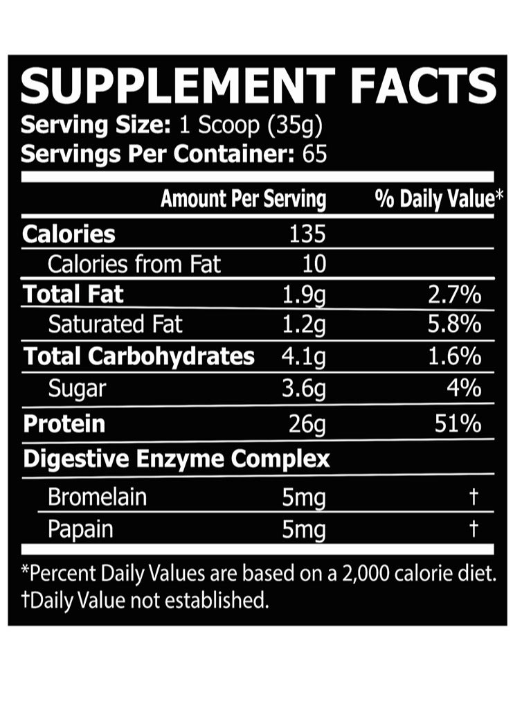 100% Whey Protein 2.27 kg Chocolate Brownie