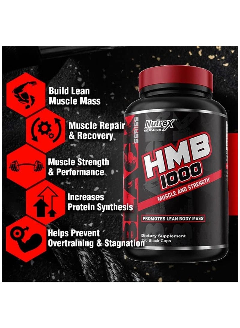 HMB 1000 Mg 120 Capsules