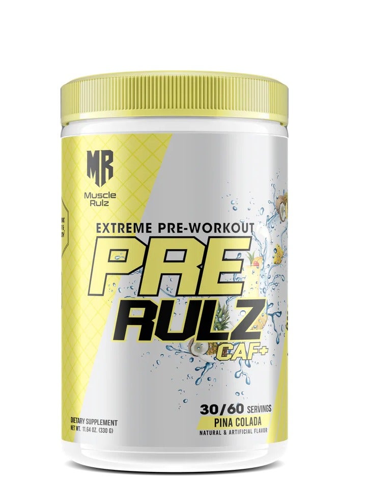 MUSCLE RULZ PRE RULZ PRE-WORKOUT 30SV PINA COLADA
