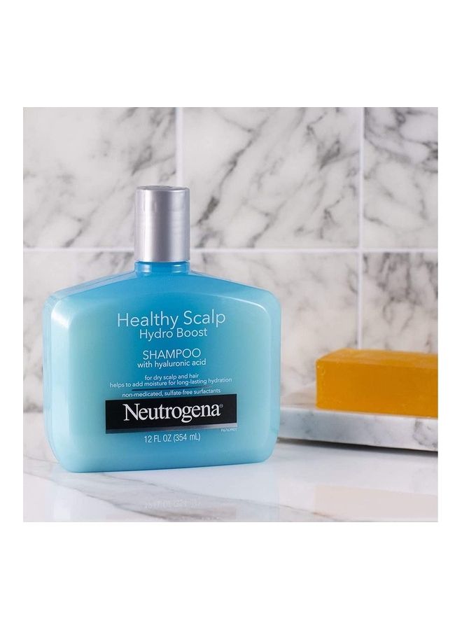 Moisturizing Healthy Scalp Hydro Boost Shampoo For Dry Hair And Scalp, With Hydrating Hyaluronic Acid, pH-Balanced, Paraben And Phthalate-Free Color-Safe