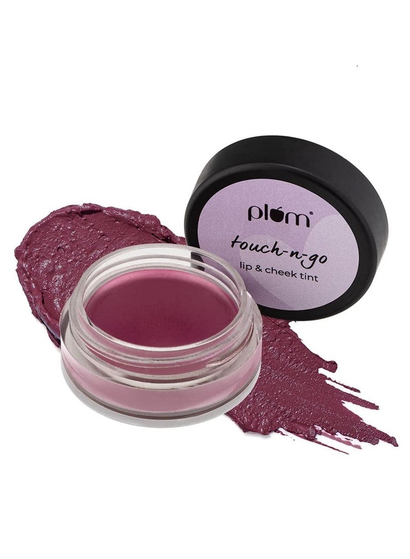 Plum Touch Lip Cheek Tint Highly Pigmented 125 Berry Wine