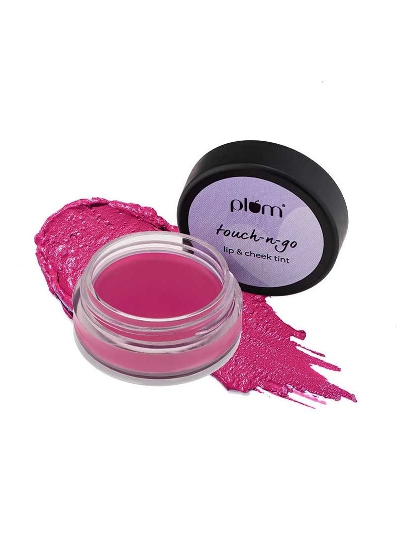 Plum Touch Lip Cheek Tint Highly Pigmented Effortless Blending 129  Pink