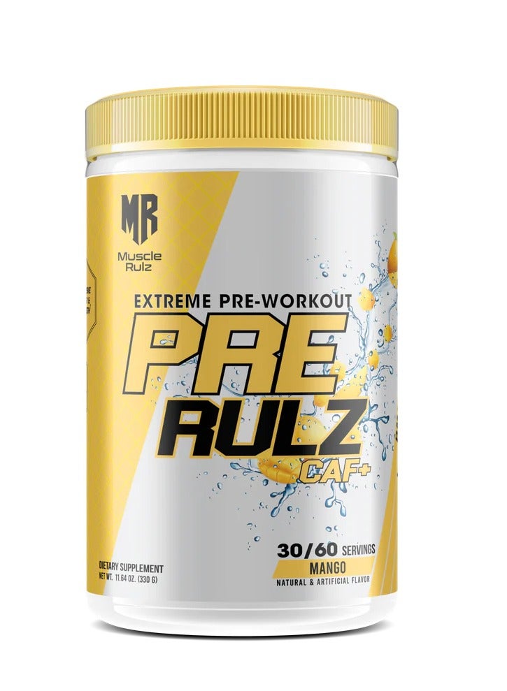 MUSCLE RULZ PRE RULZ PRE-WORKOUT 30SV MANGO