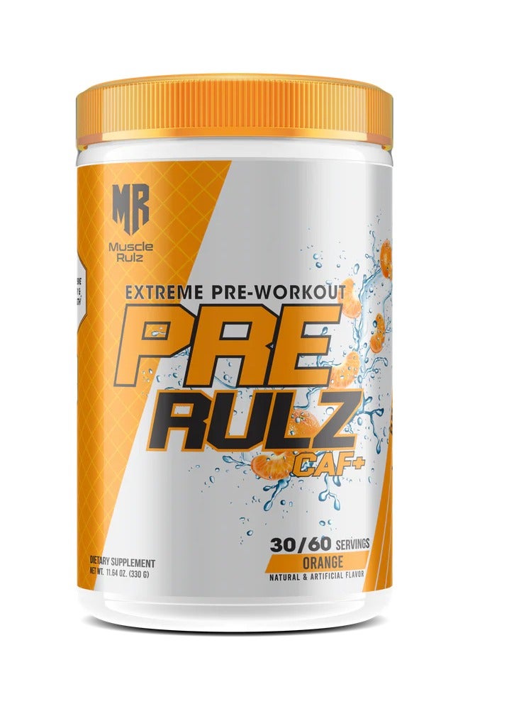 MUSCLE RULZ PRE RULZ PRE-WORKOUT 30SV ORANGE