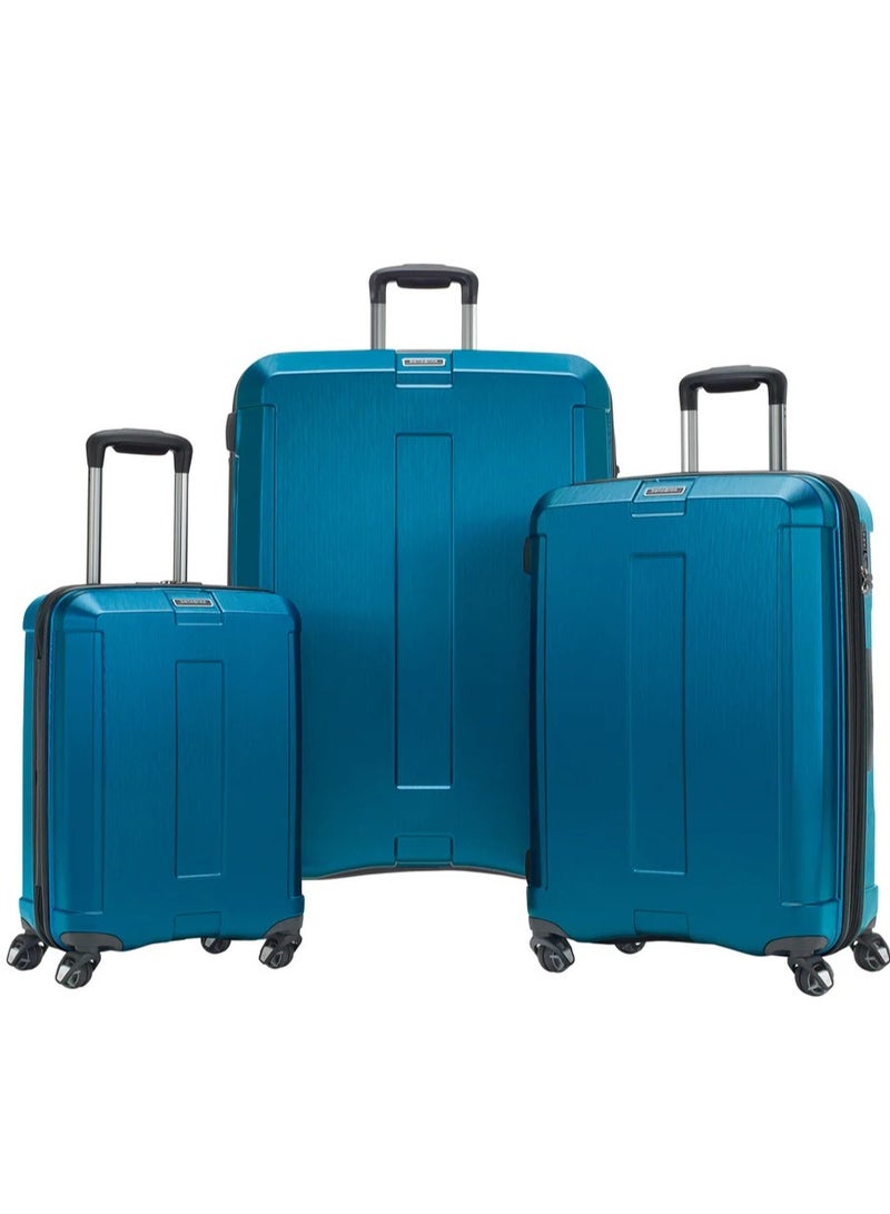 3-piece Carbon Elite Expandable Hardside Luggage Set with TSA Lock And 360 Degree Spherical Wheels