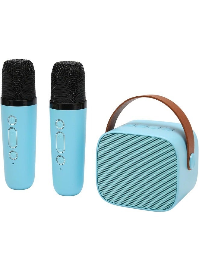 MYK Portable Speaker, Long Battery Life Karaoke Machine Multifunction for Party for KTV Blue