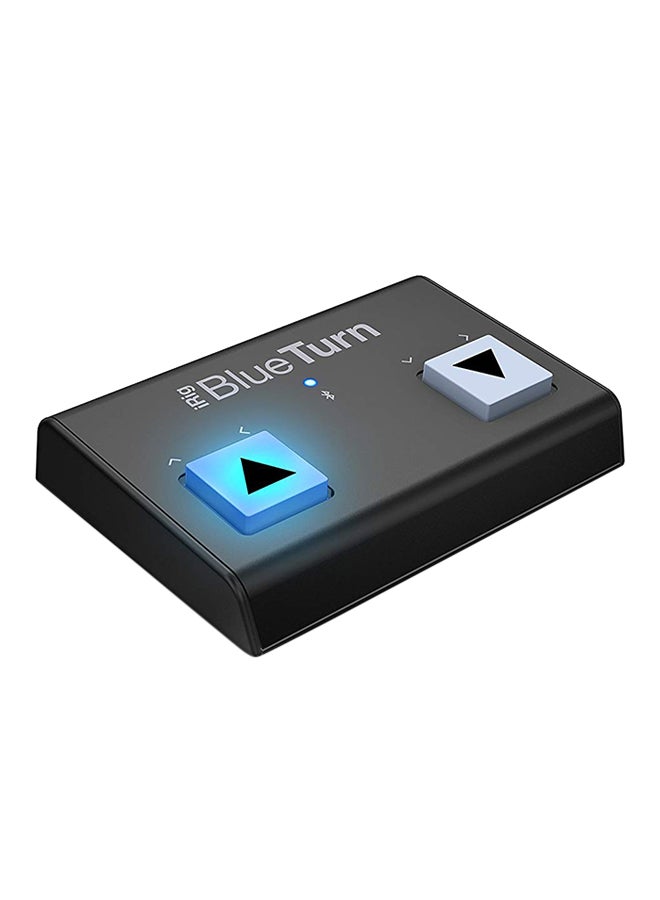 iRig BlueTurn - Backlit silent Bluetooth page turner for iPhone, iPad, Mac and Android IP-IRIG-BTURN-IN Black