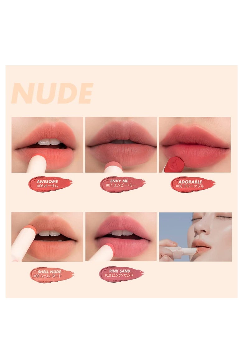 Rom&Nd Zero Matte Lipstick 18 Tanning Red