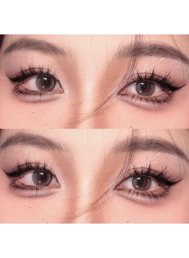 10 Pairs Clear Band Manga Lashes Natural Look 12Mm Anime Lashes Spiky Japanese Korean Asian False Eyelashes Look Like Individual Clusters(Y18 12Mm)