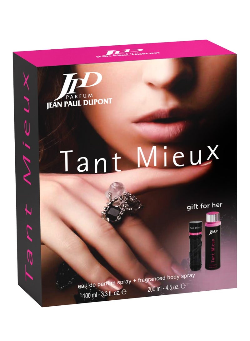 Jean Paul Dupont Tant Mieux 2Pcs Promo Pack Eau de Parfum 100ml + Body Spray 200ml