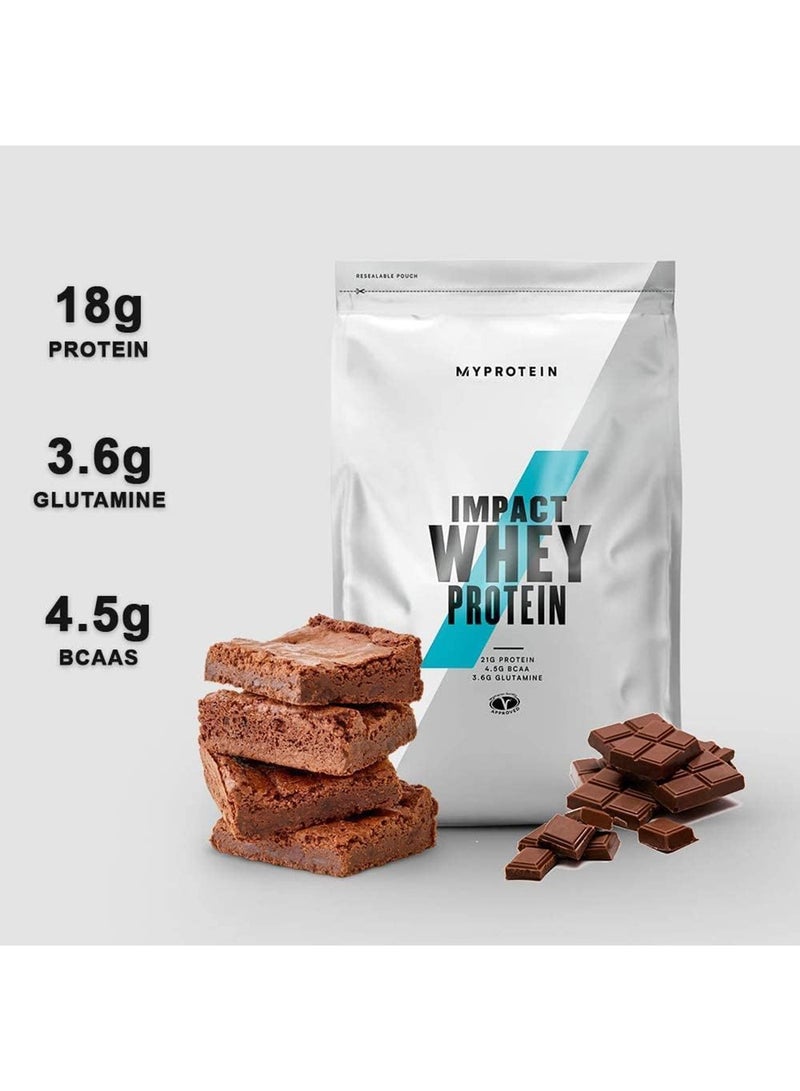 MyProtein Impact Whey Protein - Chocolate brownie 2.5kg - 100 Servings