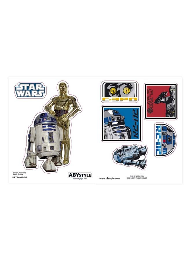 Star Wars Mug With Keyring And Sticker Multicolour