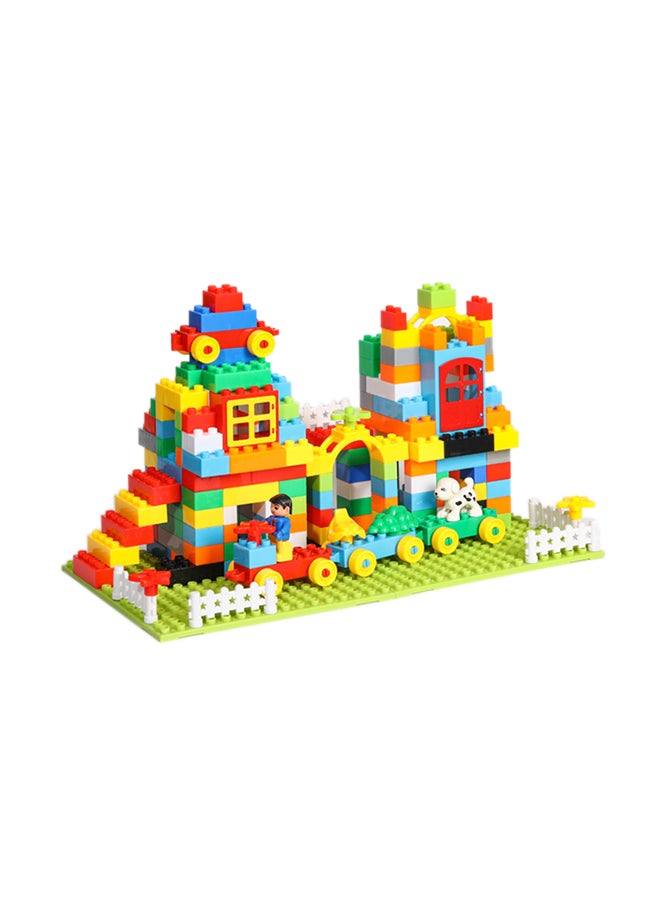 Diy Baby Toys Education Learning Plastic Building Block Toy Amusement Park Series 120*62*50cm