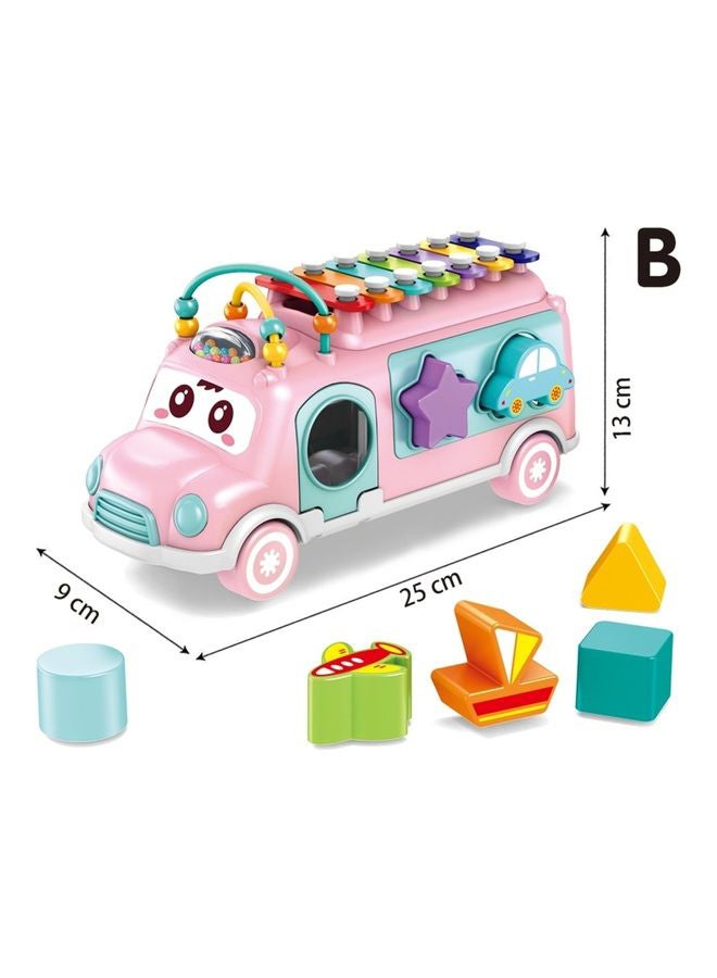 Baby Toys Musical Bus Play And Learn Educational Activity Toy For Montessori For Babies Infant Age For 3-6-9 Months