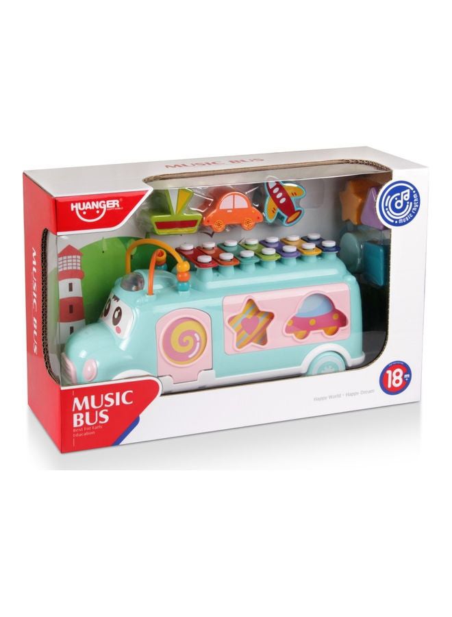 Baby Toys Musical Bus Play And Learn Educational Activity Toy For Montessori For Babies Infant Age For 3-6-9 Months