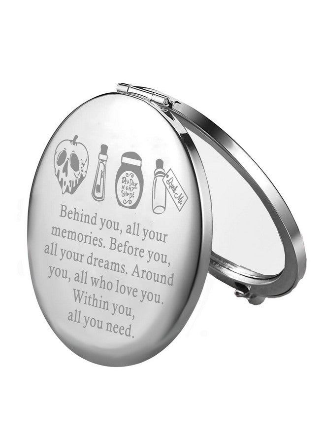 Evil Queen Witchy Compact Makeup Mirror Witch Poison Gift Villain Fan Mirror Halloween Witch Gift Villains Lover Gift
