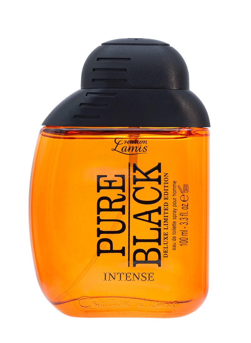 Pure Black Intense Eau de Toilette For Men 100ml