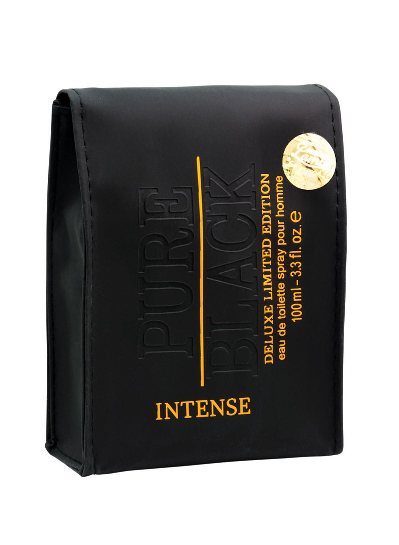 Pure Black Intense Eau de Toilette For Men 100ml