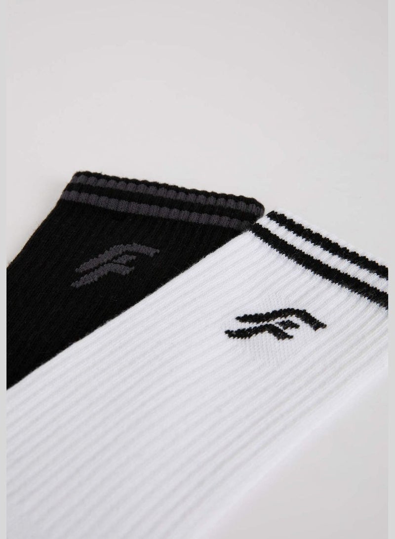 2 Pack Man High Cut Socks