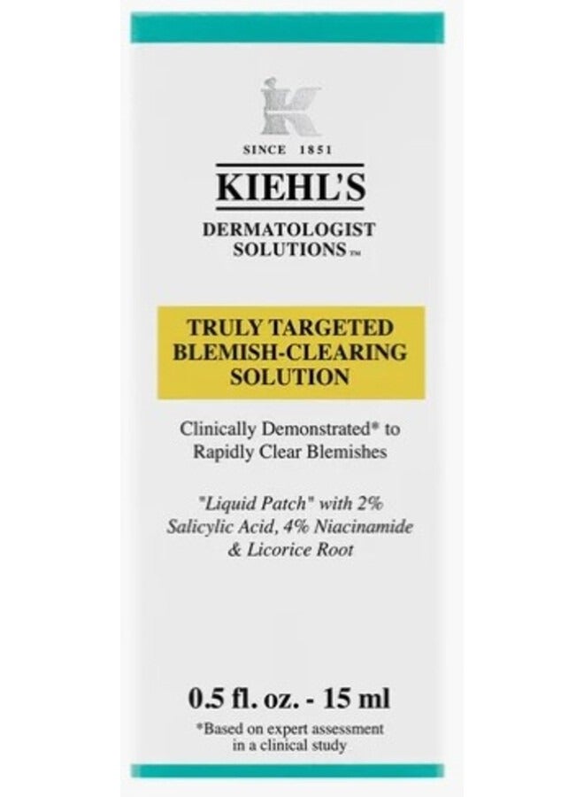 Truly Targeted Acne Clearing Spot Treatment Solution 15 ml