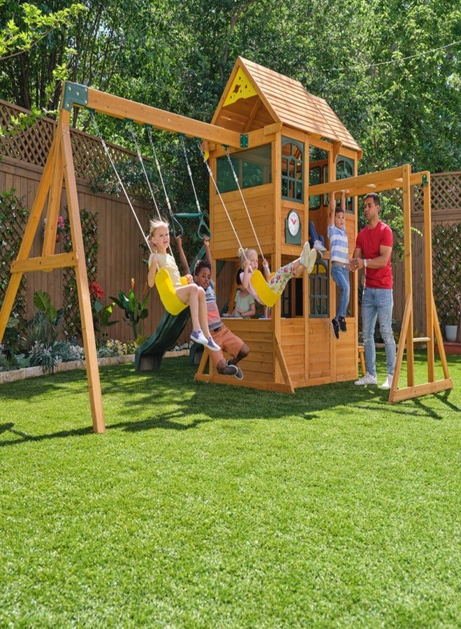 Kidkraft Overland Heights Wooden Outdoor Playset / Swing Set