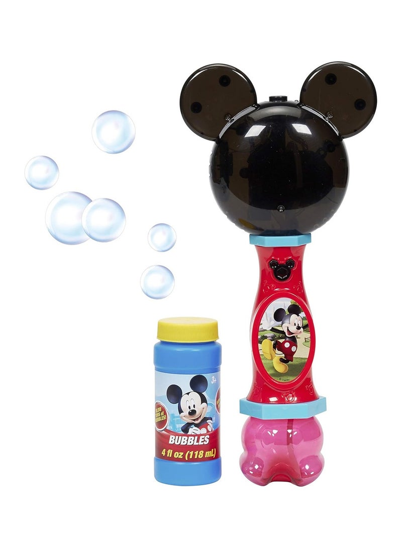 Mickey Mouse Light And Sound Musical Bubble Wand Includes Bubble Solution